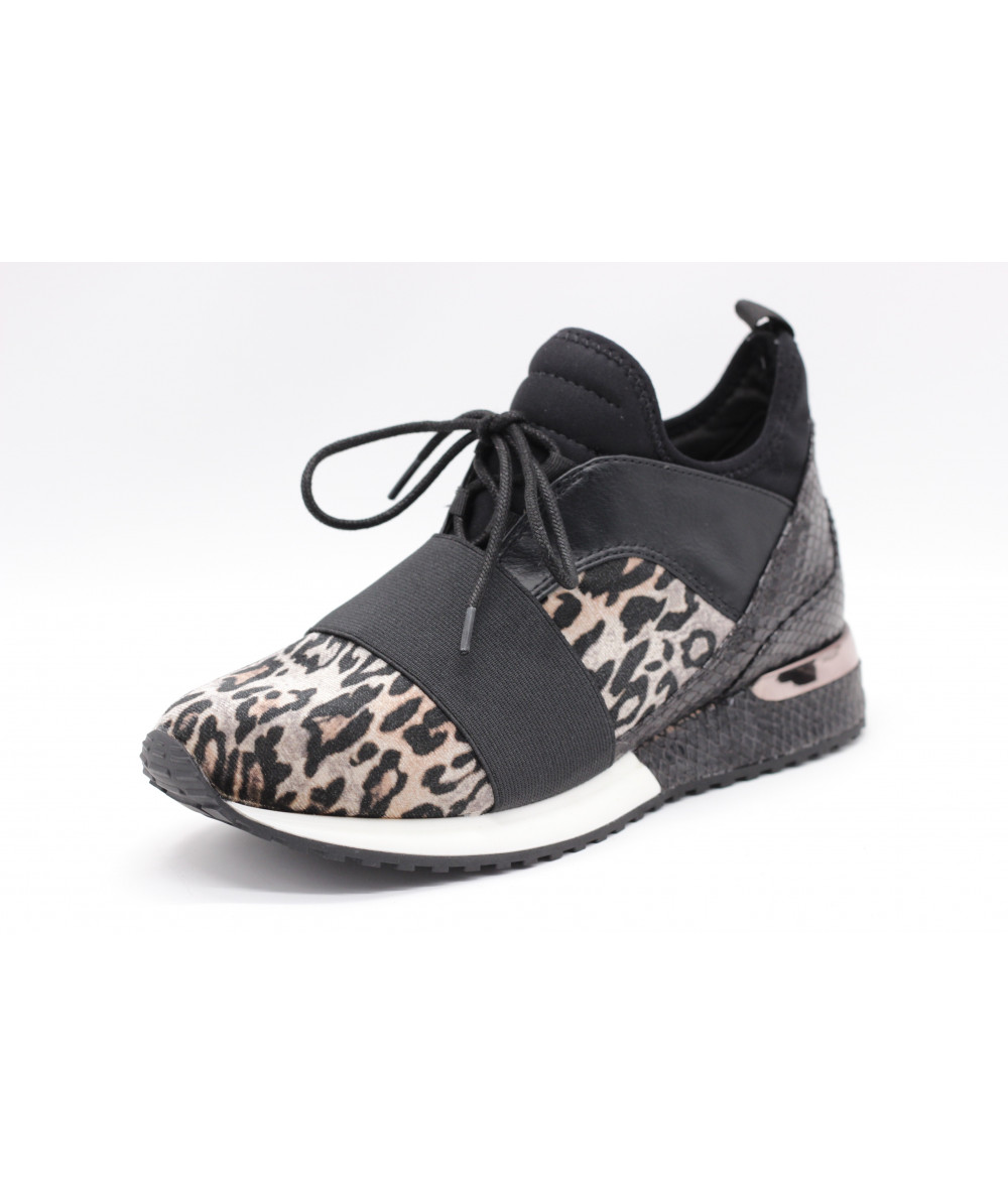 basket reqins femme leopard